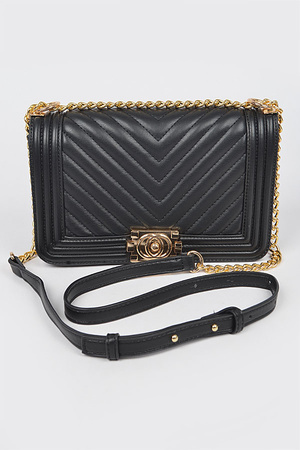 Quilted Chain Shoulder Bag