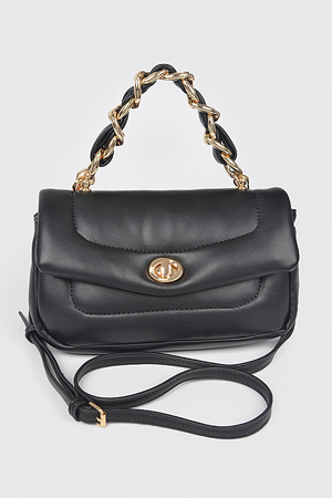 Padded Chain Shoulder Bag