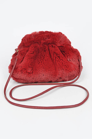 Faux Fur Crossbody Bag