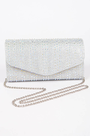 Rhinestone Hotfix Party Clutch