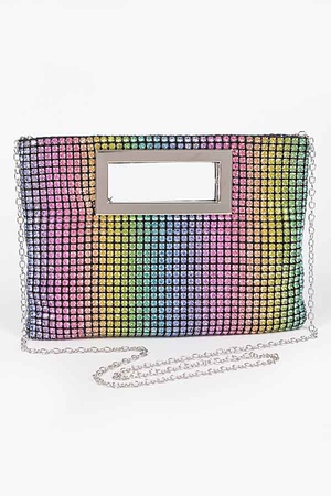 Rhinestone Flat Bag