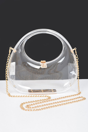 Transparent Acrylic Clutch