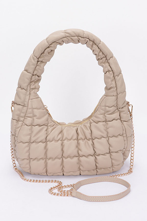 Quilted Hobo Bag