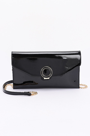 Patent Leather flap crossbody Bag