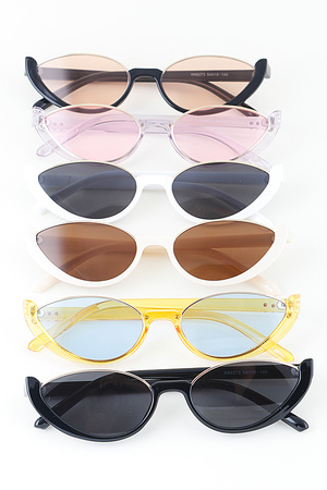 Retro Bottom Round Sunglasses