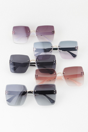 Double Beaded Gradient Sunglasses