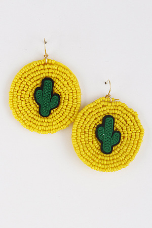 Cactus Bead Embroidered 9EAB10