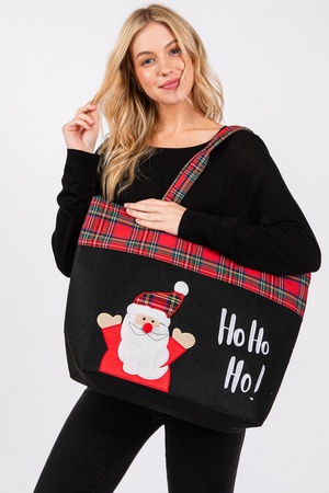 Ho Ho Ho Letter Santa Christmas Tote Bag