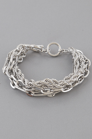 Multi Chain Toggle Bracelet