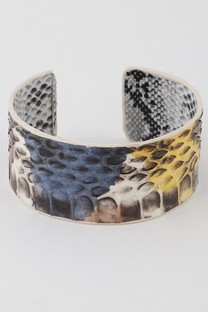 Multicolor Melt Snakeskin Bracelet