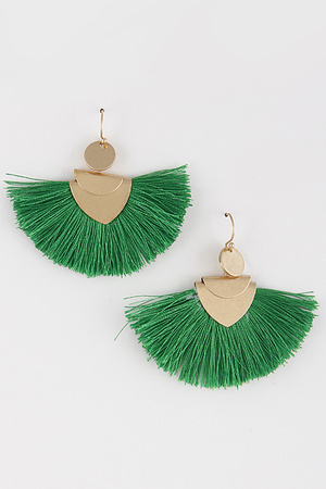 Fan Fringed Tassel Earrings 9BCC6