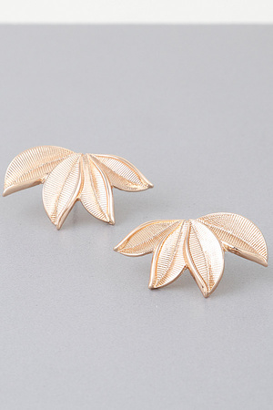 Multi Leaf Stud Earrings