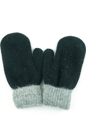Two Tone Mittens