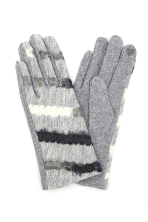 Multi Color Yarn Pattern Smart Touch Gloves