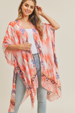 TIE DYE BOHO KIMONO