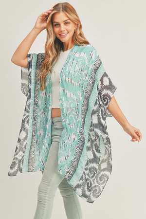 ABSTRACT PRINT KIMONO