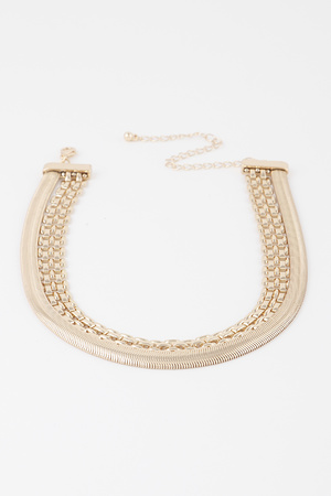 Box Chain Choker Necklace