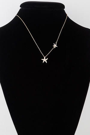 Bejeweled Starfish Necklace