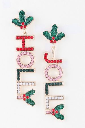 HOLLY JOLLY Drop Earrings