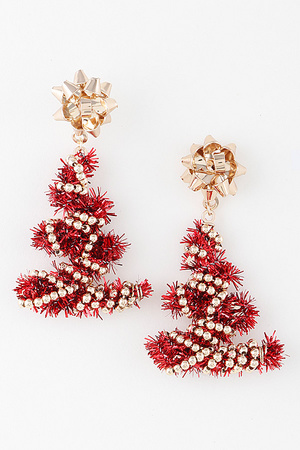 Sparkle Christmas Tree Earrings