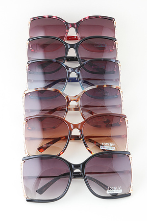 Oversized Gradient Butterfly Sunglasses