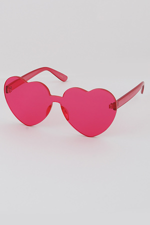 Rimless Heart Sunglasses