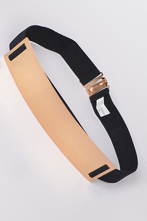 Metal Plate Elastic Belt