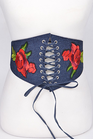 Corset Denim Thick Belt