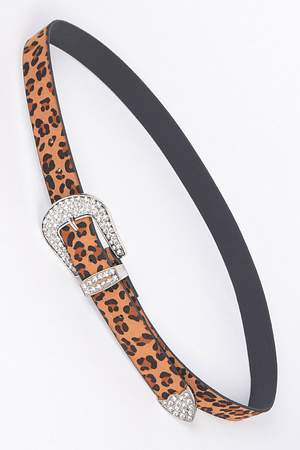 Faux Daily Animal Skin Belt