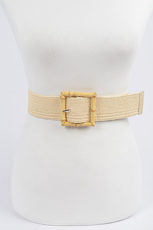 Braided Buckle Belt.