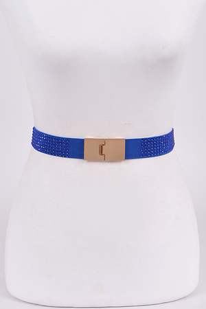 Thin Elastic Fashion Latch Belt