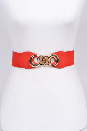 Chain Link Buckled Belt