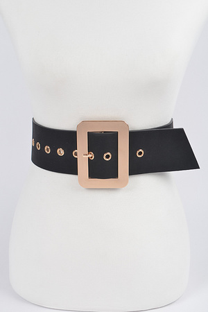 Metal Rectangle detailed Belt