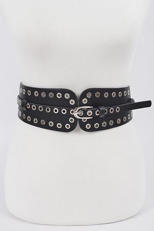 Full Eyelet Waist Belt