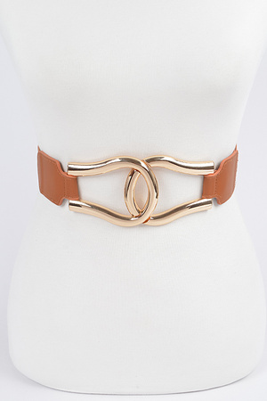 Metal Buckle Elastic Belt