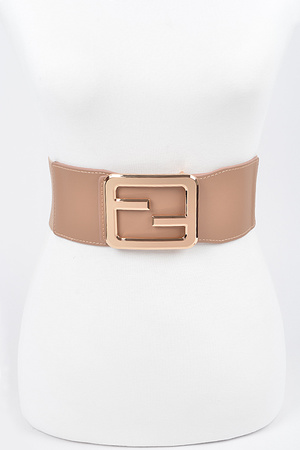 Metal Buckle Elastic Belt