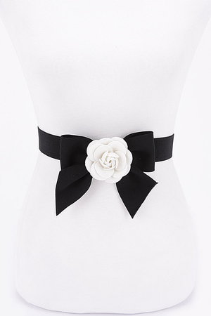 Flower Ribbon Elastic Belt