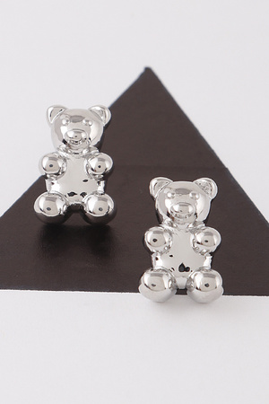 Teddy Bear Stud Earrings