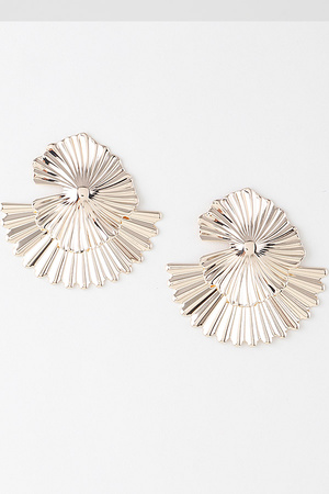 Shiny Flare Poppy Earrings