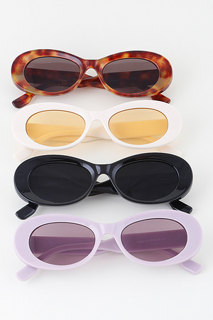 Bright Round Tinted Sunglasses