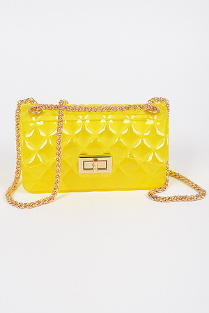 Jelly Translucent Clutch.