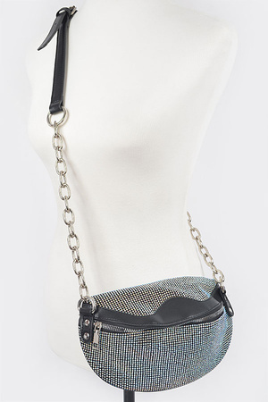 Bling Rhinestone Crossbody Bag.