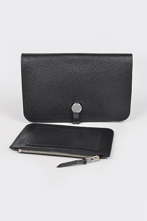 Simple and Chic Real Leather Wallet.