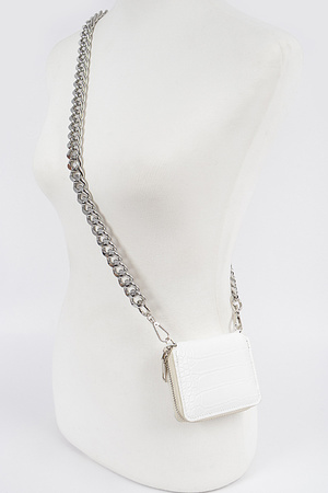 Oversized Chain Mini Wallet