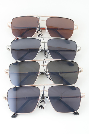 Classic Aviator Box Sunglasses