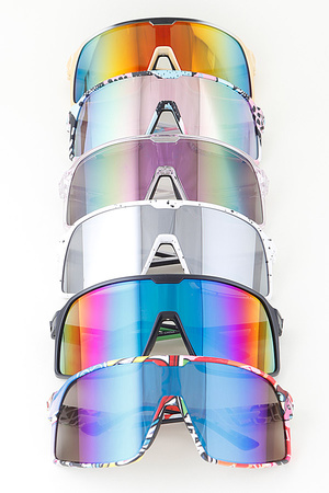 Multi Oversized Shield Sunglasses