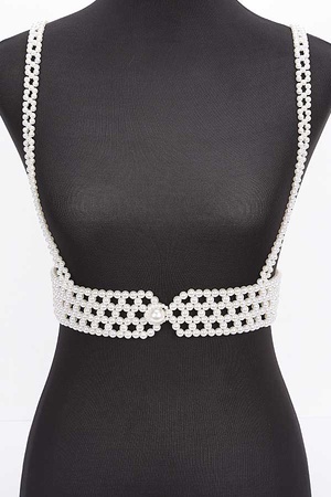 Faux Pearl Harness