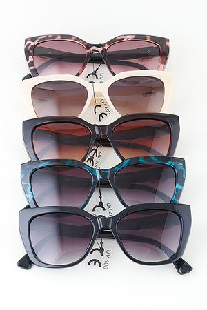 Double Luxury OO Animal Print Cateye Sunglasses