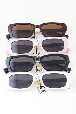 Luxury Stripe Oval Sunglasses