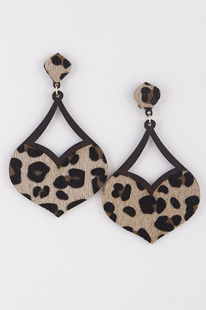 Castle Leopard Print Earrings 8KAC3